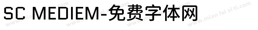 SC MEDIEM字体转换